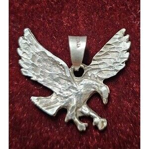 Silver Eagle Charm Pendant 925 Mexico